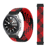 For Samsung Galaxy Watch 3 41mm Adjustable Nylon Braided Elasticity Replacement Strap Watchband, 165mm