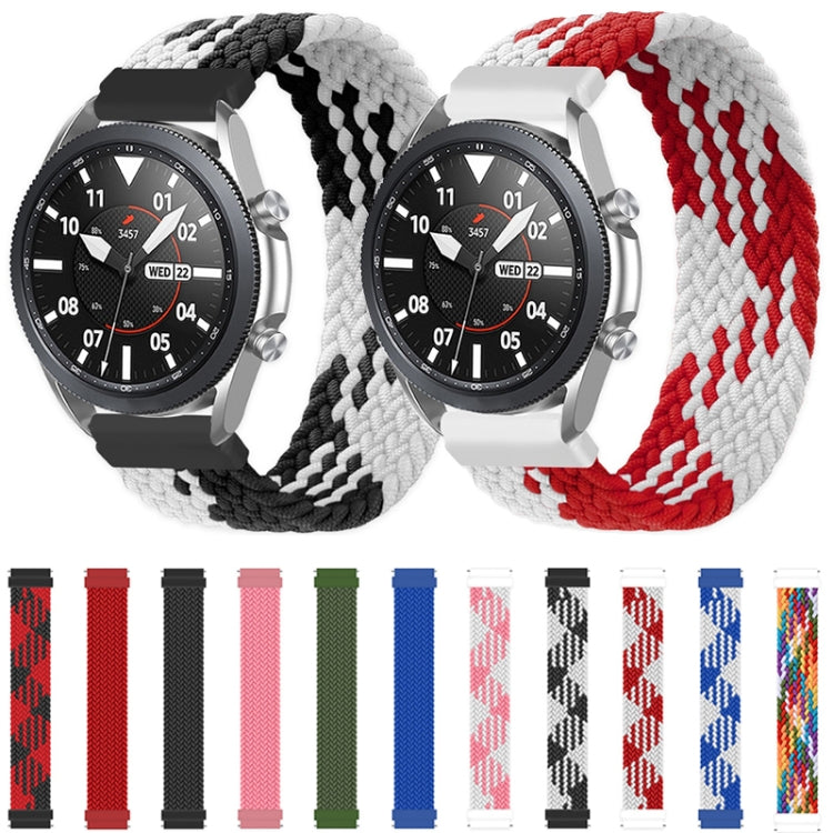 For Samsung Galaxy Watch Active / Active2 40mm / Active2 44mm Adjustable Nylon Braided Elasticity Replacement Strap Watchband, 125mm, 135mm, 145mm, 155mm