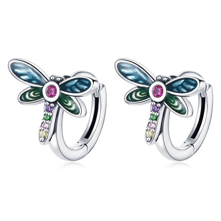 S925 Sterling Silver Vintage Dragonfly Ear Studs Women Earrings, Vintage Dragonfly - Zen Craft