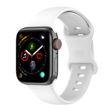 Silicone Watchbands For Apple Watch Series, 7 41mm / 6 & SE & 5 & 4 40mm / 3 & 2 & 1 38mm, Size: Small Code, 7 45mm / 6 & SE & 5 & 4 44mm / 3 & 2 & 1 42mm, Size: Small Code