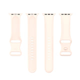 Silicone Watchbands For Apple Watch Series, 7 41mm / 6 & SE & 5 & 4 40mm / 3 & 2 & 1 38mm, Size: Small Code, 7 45mm / 6 & SE & 5 & 4 44mm / 3 & 2 & 1 42mm, Size: Small Code