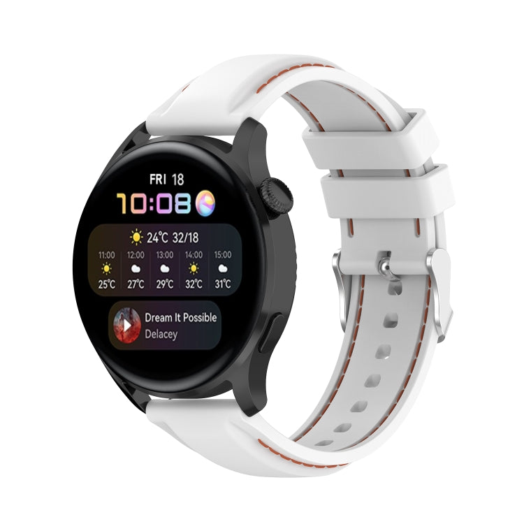 For Huawei Watch 3 / 3 Pro 22mm Silicone Replacement Strap Watchband