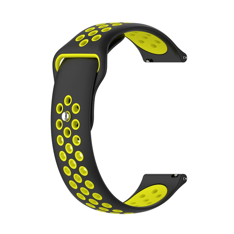 For Huawei Watch 3 / 3 Pro 22mm Two-color Silicone Replacement Strap Watchband