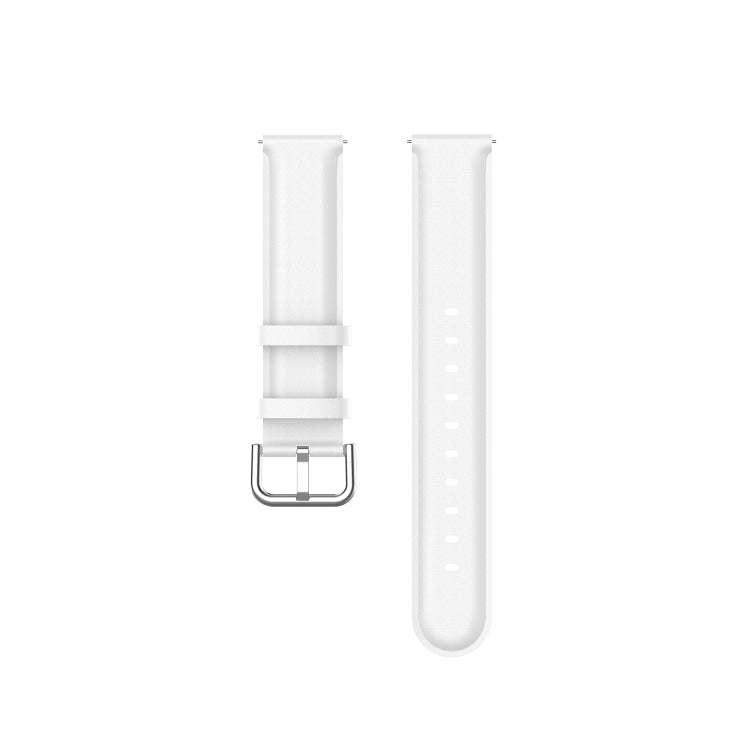 For Huawei Watch 3 / 3 Pro 22mm Round Tail Leather Replacement Strap Watchband