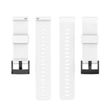 For Suunto 7 24mm Solid Color Silicone Replacement Strap Watchband