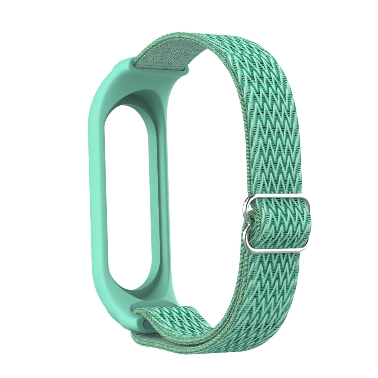 For Xiami Mi Band 6 / 5 / 4 / 3 Wavy Texture 8-shaped Buckle Replacement Strap Watchband