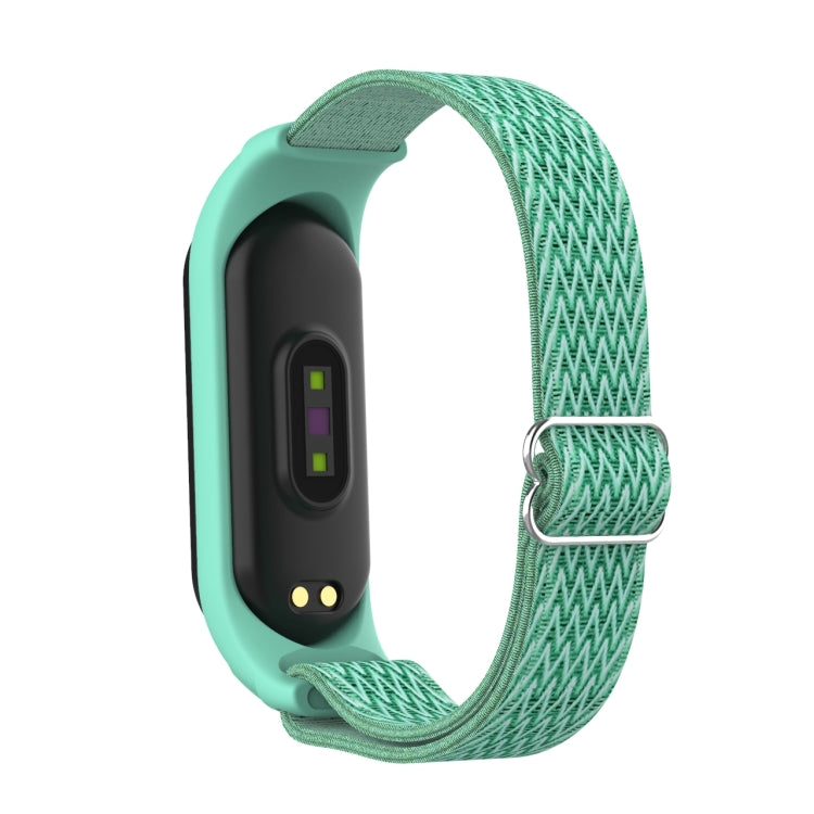 For Xiami Mi Band 6 / 5 / 4 / 3 Wavy Texture 8-shaped Buckle Replacement Strap Watchband