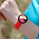 For Huawei Watch 3 Internal Buckle Perforation Silicone Replacement Watchband, 22mm, 20mm