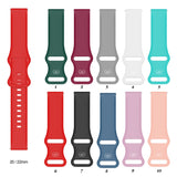 For Huawei Watch 3 Internal Buckle Perforation Silicone Replacement Watchband, 22mm, 20mm