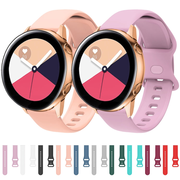 For Huawei Watch 3 Internal Buckle Perforation Silicone Replacement Watchband, 22mm, 20mm