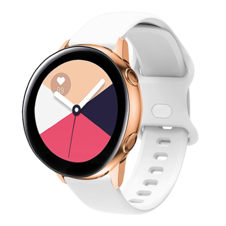 For Huawei Watch 3 Internal Buckle Perforation Silicone Replacement Watchband, 22mm, 20mm