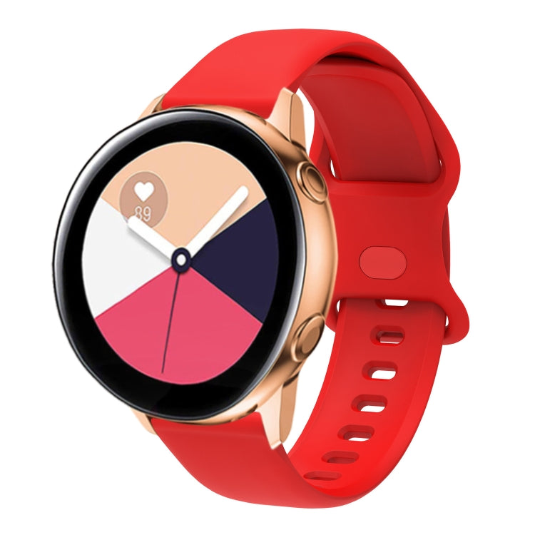 For Huawei Watch 3 Internal Buckle Perforation Silicone Replacement Watchband, 22mm, 20mm