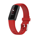 For Fitbit Luxe xDFind Silicone Watch Band, Size:S (Pine Needle Green), S