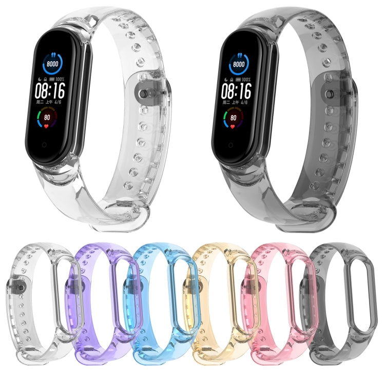 Discoloration in Light TPU Replacement Strap Watchband, For Xiaomi Mi Band 6 / 5 / 4 / 3