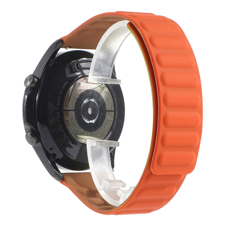 Silicone Magnetic Replacement Strap Watchband, For Samsung Galaxy Watch 3 41mm, For Samsung Galaxy Watch 3 45mm, For Huawei Watch 3 / 3 Pro