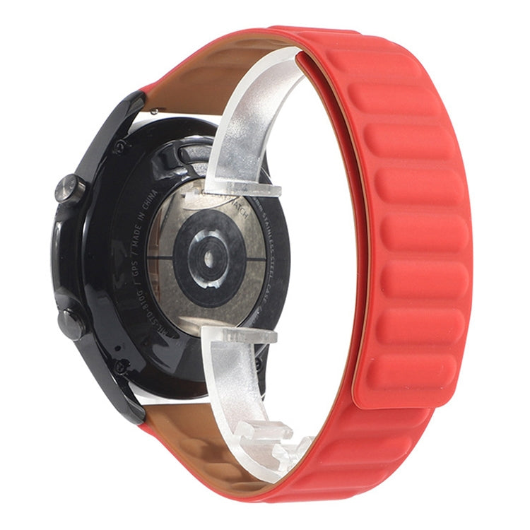 Silicone Magnetic Replacement Strap Watchband, For Samsung Galaxy Watch 3 41mm, For Samsung Galaxy Watch 3 45mm, For Huawei Watch 3 / 3 Pro