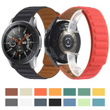 Silicone Magnetic Replacement Strap Watchband, For Samsung Galaxy Watch 3 41mm, For Samsung Galaxy Watch 3 45mm, For Huawei Watch 3 / 3 Pro
