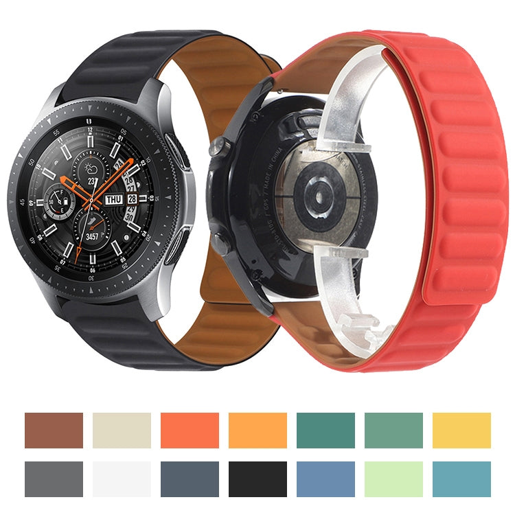 Silicone Magnetic Replacement Strap Watchband, For Samsung Galaxy Watch 3 41mm, For Samsung Galaxy Watch 3 45mm, For Huawei Watch 3 / 3 Pro