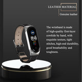 For Xiaomi Mi Band 6 / 5 / 4 / 3 CS Microfiber Leather Replacement Watchband