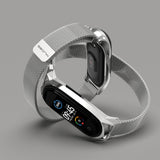 For Xiaomi Mi Band 6 / 5 / 4 / 3 Mijobs Milan Magnetic GT Stainless Steel Replacement Watchband