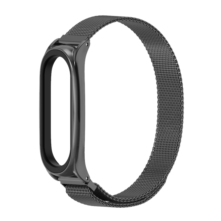 For Xiaomi Mi Band 6 / 5 / 4 / 3 Mijobs Milan Magnetic Plus Stainless Steel Replacement Watchband