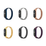 For Xiaomi Mi Band 6 / 5 / 4 / 3 Mijobs Milan Magnetic Plus Stainless Steel Replacement Watchband