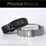 For Xiaomi Mi Band 6 / 5 / 4 / 3 Mijobs Milan Buckle Plus Stainless Steel Replacement Watchband