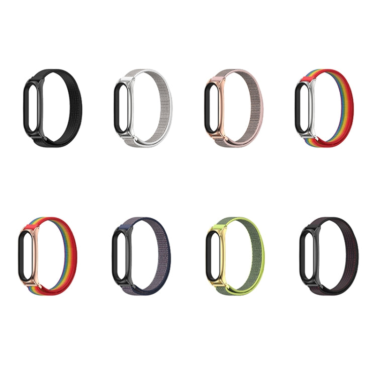 For Xiaomi Mi Band 6 / 5 / 4 / 3 Mijobs Nylon Loop Plus Strap Replacement Watchband