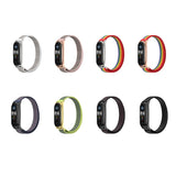 For Xiaomi Mi Band 6 / 5 / 4 / 3 Mijobs Nylon Loop Plus Strap Replacement Watchband