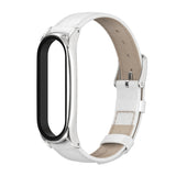 For Xiaomi Mi Band 6 / 5 / 4 / 3 Mijobs First Layer Cowhide Plus Replacement Watchband