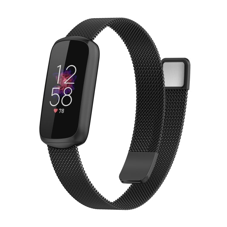 For Fitbit Luxe Special Edition Milanese Metal Magnetic Replacement Strap Watchband