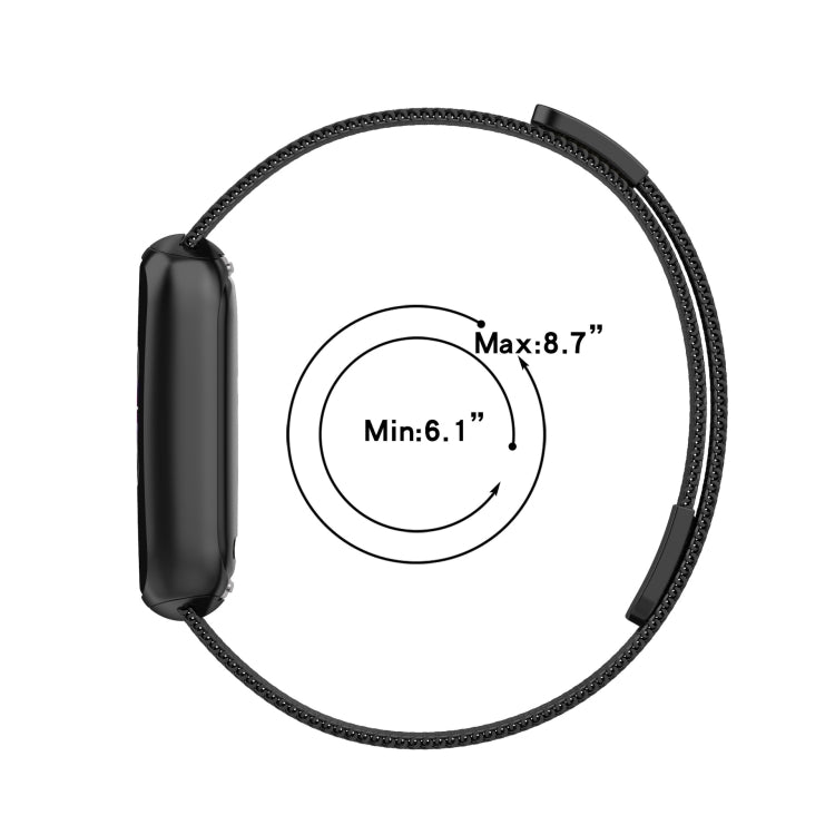 For Fitbit Luxe Special Edition Milanese Metal Magnetic Replacement Strap Watchband