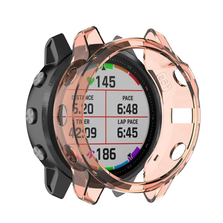 Smart Watch Half Coverage TPU Protective Case, For Garmin Fenix 6 / 6 Pro, For Garmin Fenix 6S / 6S Pro, For Garmin Fenix 6X / 6X Pro