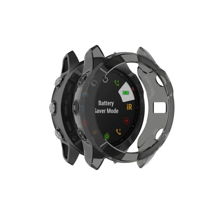 Smart Watch Half Coverage TPU Protective Case, For Garmin Fenix 6 / 6 Pro, For Garmin Fenix 6S / 6S Pro, For Garmin Fenix 6X / 6X Pro