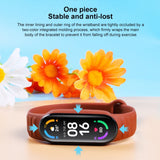 For Xiaomi Mi Band 6 / 5 Universal Silicone Leather Texture Replacement Strap Watchband