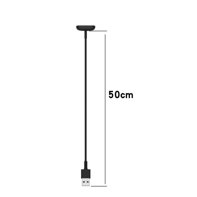 For Fitbit Luxe Smart Watch Portable Magnetic Cradle Charger USB Charging Cable, 50cm, 1m