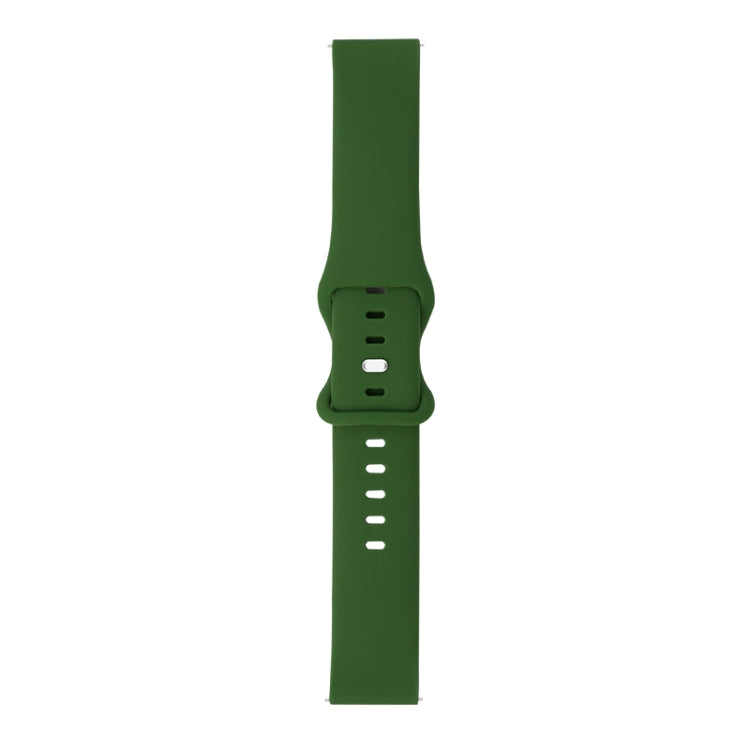 8-buckle Silicone Replacement Strap Watchband, For Samsung Galaxy Watch 3 41mm, For Samsung Galaxy Watch 3 45mm, For Samsung Galaxy Watch 42mm, For Samsung Galaxy Watch 46mm