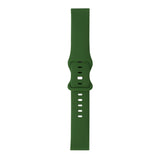 8-buckle Silicone Replacement Strap Watchband, For Samsung Galaxy Watch 3 41mm, For Samsung Galaxy Watch 3 45mm, For Samsung Galaxy Watch 42mm, For Samsung Galaxy Watch 46mm