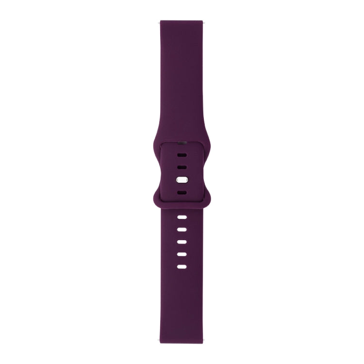 8-buckle Silicone Replacement Strap Watchband, For Samsung Galaxy Watch 3 41mm, For Samsung Galaxy Watch 3 45mm, For Samsung Galaxy Watch 42mm, For Samsung Galaxy Watch 46mm