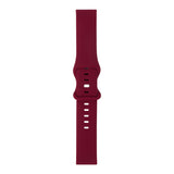 8-buckle Silicone Replacement Strap Watchband, For Samsung Galaxy Watch 3 41mm, For Samsung Galaxy Watch 3 45mm, For Samsung Galaxy Watch 42mm, For Samsung Galaxy Watch 46mm