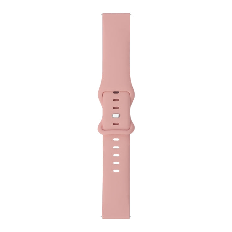8-buckle Silicone Replacement Strap Watchband, For Samsung Galaxy Watch Active, For Huawei Watch GT 2 42mm, For Huawei Watch GT 2 46mm, For Huawei Watch GT 2e 46mm