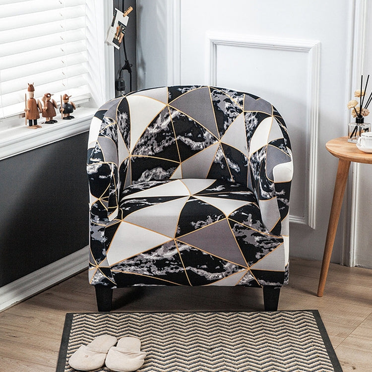 Elastic All-inclusive Single Semicircle Printed Sofa Cover, Style Grey, Grey Space, Coffee), Golden Years, Beige, Forest Story, Call of the Times, Dimension, A Prosperous, Forever, Cloud Clear