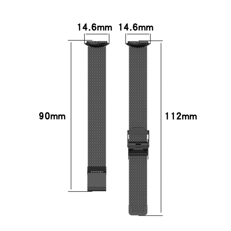 Clip-on Metal Replacement Strap Watchband, For Fitbit Luxe