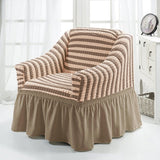Four Seasons Universal Elastic Full Coverage Skirt Style Sofa Cover, Size: Single S 90-140cm