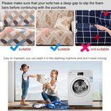 145-185cm Four Seasons Solid Color Elastic Full Coverage Non-slip Sofa Cover