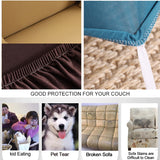 145-185cm Four Seasons Solid Color Elastic Full Coverage Non-slip Sofa Cover