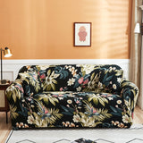 Double Seat Full Coverage Elastic Non-slip Sofa Cover, Geometric Orange, Geometric Blue, Geometric Green, Rubik Cube Purple, Golden Triangle, Charm, Beautiful, Fashion Black, Fashion Grey, Fashion Bean Paste, Flowers Bloom, Orchid, Classic Elements    ...
