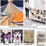 Double Seat Full Coverage Elastic Non-slip Sofa Cover, Geometric Orange, Geometric Blue, Geometric Green, Rubik Cube Purple, Golden Triangle, Charm, Beautiful, Fashion Black, Fashion Grey, Fashion Bean Paste, Flowers Bloom, Orchid, Classic Elements    ...