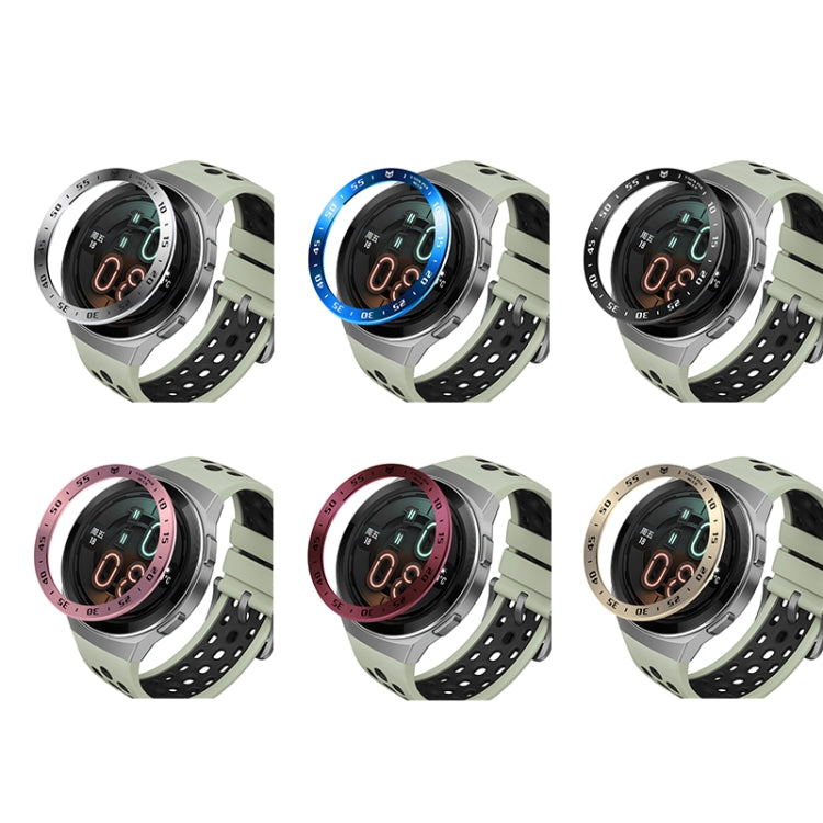 For Huawei Watch GT2e Smart Watch Stainless Steel Bezel Ring, A Version Time, E Version Speed