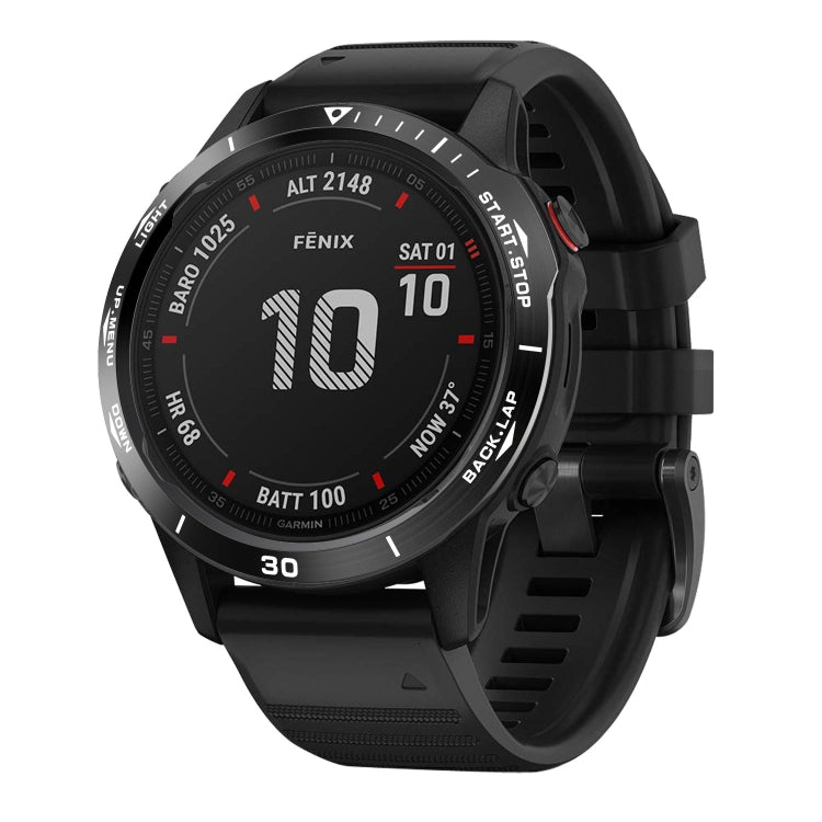 Smart Watch Steel Bezel Ring, B Version, For Garmin Fenix 6X/6X Pro/6X Sapphire